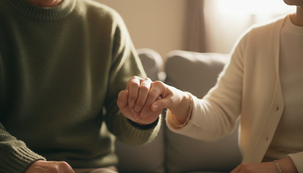 オキシトシンとは？ 「愛情ホルモン」の正体と、50代夫婦のふれあいの話（イメージ写真）